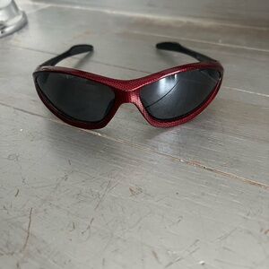 Foster Grant Red and Black Men's Sunglasses